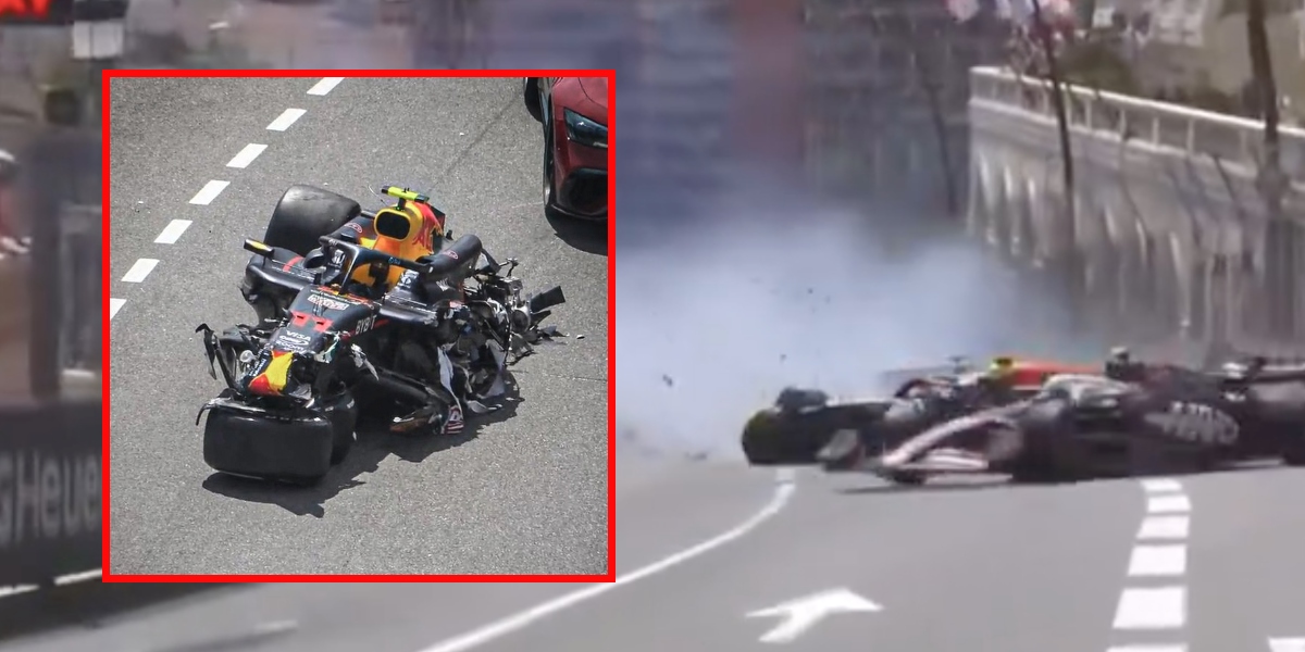 F1 ¡terrible Así Fue El Brutal Choque De Checo Pérez En El Gran Premio De Mónaco Video 0965